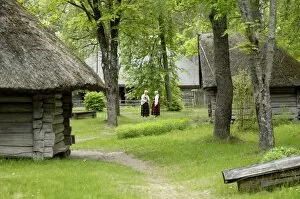 Traditional Latvian building
