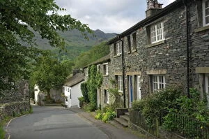 National Parks Gallery: Traditional slate walled cottages at Seatoller, Borrowdale, Lake District National Park