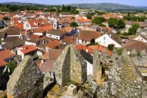 Trancoso old town viewed from the castle ramparts, Trancoso, Serra da Estrela, Centro, Portugal, Europe Trancoso old town viewed from the castle ramparts, Trancoso, Serra da Estrela, Centro, Portugal, Europe
