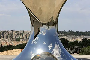 Turning the world upside down by Anish Kapoor, a newly-installed sculpture reflecting the Turning the world upside down by Anish Kapoor, a newly-installed sculpture reflecting the
