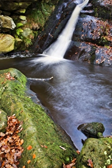 Upper Waterfall at Posforth Gill, Bolton Abbey, Yorkshire, England, United Kingdom Upper Waterfall at Posforth Gill, Bolton Abbey, Yorkshire, England, United Kingdom