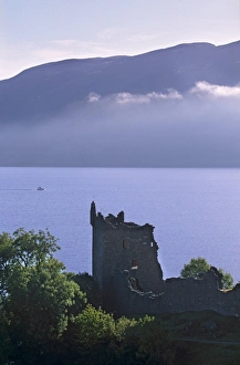 Urquhart Castle, built in the 13th century, on the shores of Loch Ness Urquhart Castle, built in the 13th century, on the shores of Loch Ness