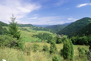 Valley scenery around village of Biela