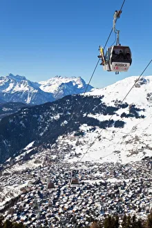 Prints of Verbier, Valais, Four Valleys region, Bernese Alps, Switzerland, Europe Switzerland Prints: Verbier Print - Bernese Alps Landscape