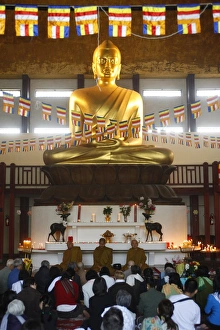 Vesak celebration at Vincennes Buddhist temple, Paris, France, Europe Vesak celebration at Vincennes Buddhist temple, Paris, France, Europe