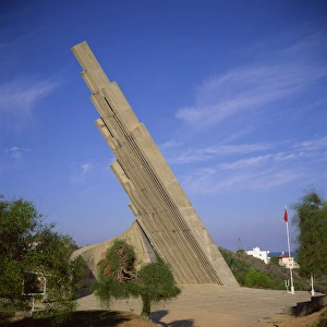 Victory Monument on site of Turkish landing on 20 July 1974, Karaoglanoglu Victory Monument on site of Turkish landing on 20 July 1974, Karaoglanoglu