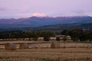 Images Dated 27th October 2008: View of Ben Vorlich at dawn from David Stirling Monument, near Doune, Stirlingshire