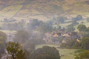 View over Burnsall, Yorkshire Dales National Park, Yorkshire, England, United Kingdom, Europe View over Burnsall, Yorkshire Dales National Park, Yorkshire, England, United Kingdom, Europe