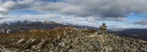 Cairn Gallery: A view across the Cairngorms in Scotland from the top of Creag Dubh near Newtonmore
