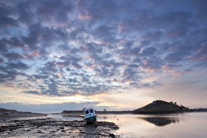 View towards Church Hill and the Aln Estuary during a stunning winter sunrise from View towards Church Hill and the Aln Estuary during a stunning winter sunrise from