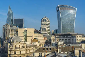 View of The City of London skyline and 20 Fenchurch Street (The Walkie Talkie), London View of The City of London skyline and 20 Fenchurch Street (The Walkie Talkie), London