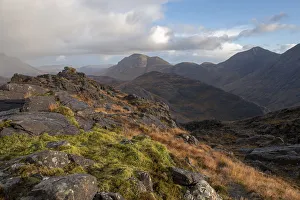The view towards Elgol from the top of Sgurr Na Stri on the Isle of Skye, Inner Hebrides The view towards Elgol from the top of Sgurr Na Stri on the Isle of Skye, Inner Hebrides
