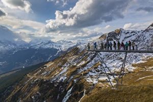 View from Grindelwald First, Jungfrau region, Bernese Oberland, Swiss Alps, Switzerland View from Grindelwald First, Jungfrau region, Bernese Oberland, Swiss Alps, Switzerland