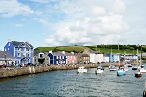 Aberaeron Harbour Print, Wales, UK