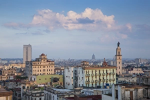 View of Havana looking towards Iglesia y Convento de Nuestra Senora del Carmen, Havana View of Havana looking towards Iglesia y Convento de Nuestra Senora del Carmen, Havana