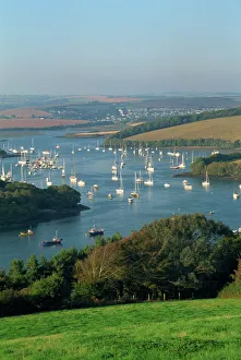View over the Kingsbridge Estuary from East Portlemouth, Salcombe, Devon