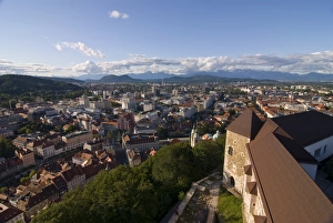 Slovenia Gallery: View over Lublijana, Slovenia, Europe