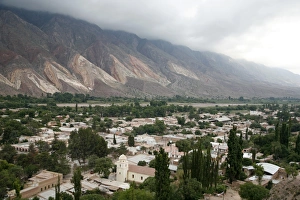 View over Maimara and Paleta del Pintor (Painters Palette) mountains, Quebrada de Humahuaca, UNESCO World Heritage Site View over Maimara and Paleta del Pintor (Painters Palette) mountains, Quebrada de Humahuaca, UNESCO World Heritage Site