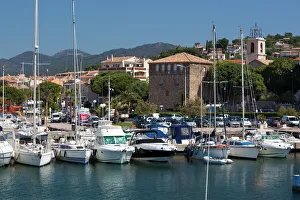View over marina, Sainte-Maxime, Var, Provence-Alpes-Cote d'Azur, Provence, France, Mediterranean, Europe View over marina, Sainte-Maxime, Var, Provence-Alpes-Cote d'Azur, Provence, France, Mediterranean, Europe