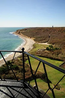 View from Montauk Point Lighthouse, Montauk, Long Island, New York State View from Montauk Point Lighthouse, Montauk, Long Island, New York State