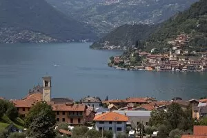 Images Dated 18th August 2011: View of Monte Isola from near Sulzano, Lake Iseo, Lombardy, Italian Lakes, Italy, Europe