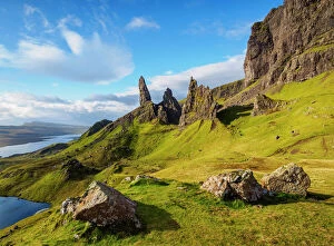 Related Images Collection: View of the Old Man of Storr, Isle of Skye, Inner Hebrides, Scotland, United Kingdom