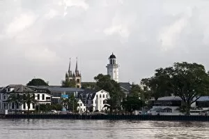 Images Dated 25th June 2012: View of Paramaribo from the river, Paramaribo, Suriname, South America