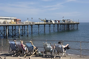 A view of the Pier, Teignmouth, Devon, England, United Kingdom, Europe A view of the Pier, Teignmouth, Devon, England, United Kingdom, Europe