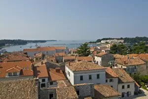 Images Dated 3rd July 2010: View over Porec from the 6th century Euphrasian Basilica, UNESCO World Heritage Site