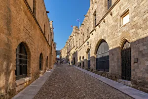 Fortress and Palace of the Grand Masters, UNESCO World Heritage Site, Rhodes  City, Rhodes, Dodecanese, Greek Islands, Greece, Europe - SuperStock