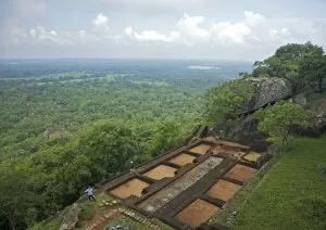 Lions Rock Fortress Gallery: View from summit of Sigiriya Lion Rock Fortress, 5th century AD, UNESCO World Heritage Site