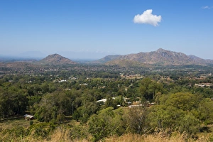 View over Zomba from the Zomba Plateau, Malawi, Africa View over Zomba from the Zomba Plateau, Malawi, Africa