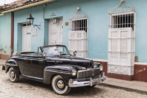 A vintage 1948 American Mercury Eight working as a taxi in the town of Trinidad A vintage 1948 American Mercury Eight working as a taxi in the town of Trinidad