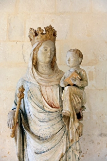 Virgin and Child in Notre Dame du Bec Benedictine Abbey, Le Bec Hellouin Virgin and Child in Notre Dame du Bec Benedictine Abbey, Le Bec Hellouin