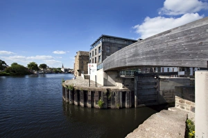 Wakefield Waterfront and entrance to Calder and Hebble Navigation Flood Lock, Wakefield Wakefield Waterfront and entrance to Calder and Hebble Navigation Flood Lock, Wakefield