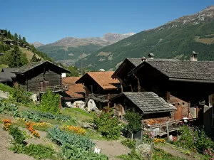 Images Dated 30th September 2011: The Walser village of Grimentz, Valais, Swiss Alps, Switzerland, Europe