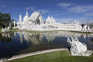 Wat Rong Khun (White Temple), Chiang Rai, Northern Thailand, Thailand, Southeast Asia, Asia Wat Rong Khun (White Temple), Chiang Rai, Northern Thailand, Thailand, Southeast Asia, Asia