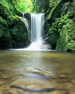 Waterfall Geroldsau, near Baden Baden, Black Forest, Baden Wurttemberg, Germany, Europe Waterfall Geroldsau, near Baden Baden, Black Forest, Baden Wurttemberg, Germany, Europe