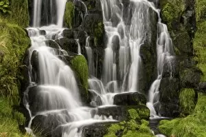 Algae Gallery: Waterfall near the Old Man of Storr on the Isle of Skye, Inner Hebrides, Scotland