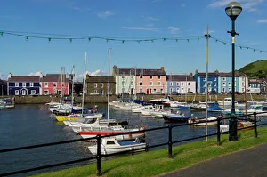 Waterfront of Aberaeron Print, Ceredigion, Wales