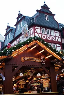 Merchandise Gallery: Weihnachtsmarkt (Christmas Market), Frankfurt, Hesse, Germany, Europe