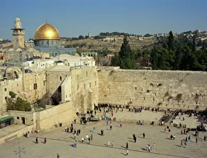 Priestly Blessing Western Wall Jerusalem - 16x20 Gallery Wrapped