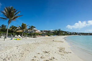 White sand and turquoise water at Sapodilla beach, Providenciales, Turks and Caicos White sand and turquoise water at Sapodilla beach, Providenciales, Turks and Caicos