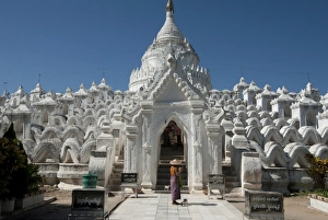 Woman outside Hsinbyume (or Myatheindan) Pagoda, modelled on the description of the Woman outside Hsinbyume (or Myatheindan) Pagoda, modelled on the description of the