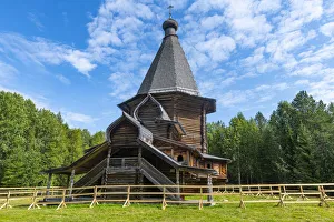 Wooden church, Malye Korely, Little Karelia, Arkhangelsk, Russia, Europe Wooden church, Malye Korely, Little Karelia, Arkhangelsk, Russia, Europe
