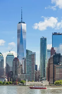 Hudson River Gallery: One World Trade Center, One WTC, Lower Manhattan skyline, New York skyline, Hudson River