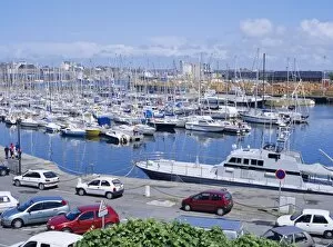 Sailing Gallery: Yacht harbour east of the old town of St. Malo, Brttany, France