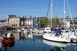 Images Dated 2nd October 2011: Yachts, The Barbican, Plymouth, Devon, England, United Kingdom, Europe