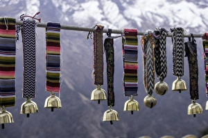 Yak bells on sale in a small market town in the Sagarmatha National Park, Nepal, Asia Yak bells on sale in a small market town in the Sagarmatha National Park, Nepal, Asia