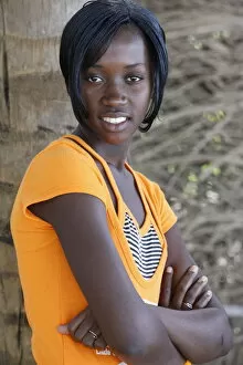 Related Images Collection: Young Gambian woman, Abene, Casamance, Senegal, West Africa, Africa